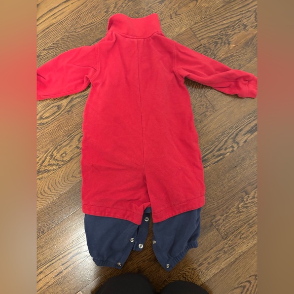 Vintage Disney Winnie the Pooh Baby Romper Red Blue Size 18 Months - Picture 2 of 6